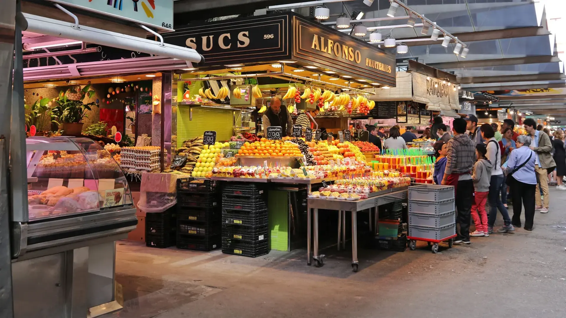 La Boqueria Market – Barcelona, Spain