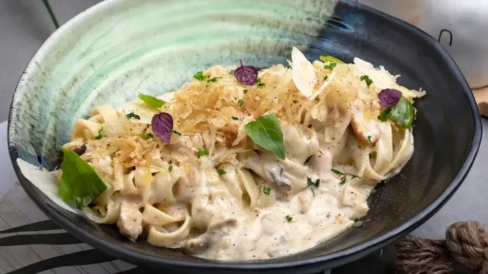 Mushroom Chicken Fettuccine