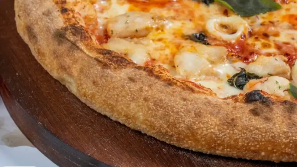 Shrimp Calamari Pizza