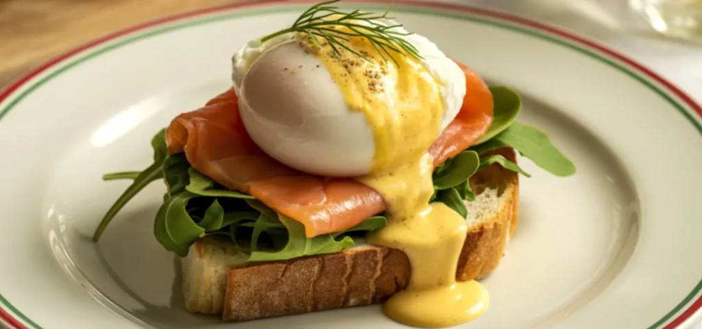 Smoked Salmon Benedict Breakfast Jeddah